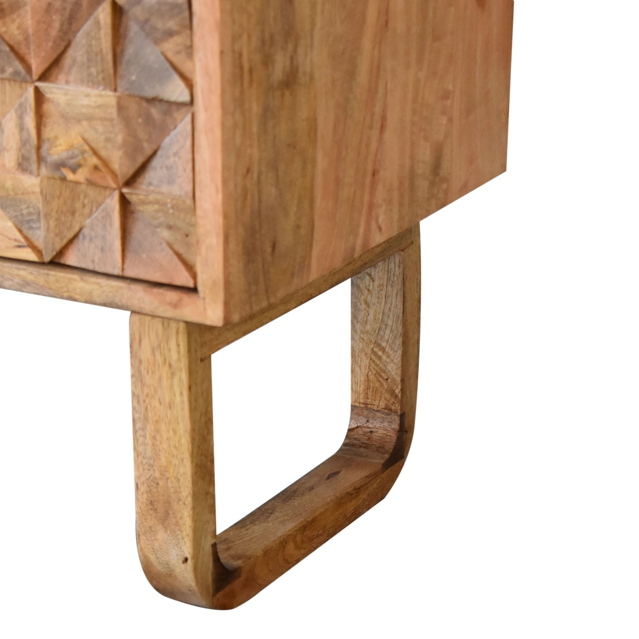 'U' Black Tweed Diamond Bench