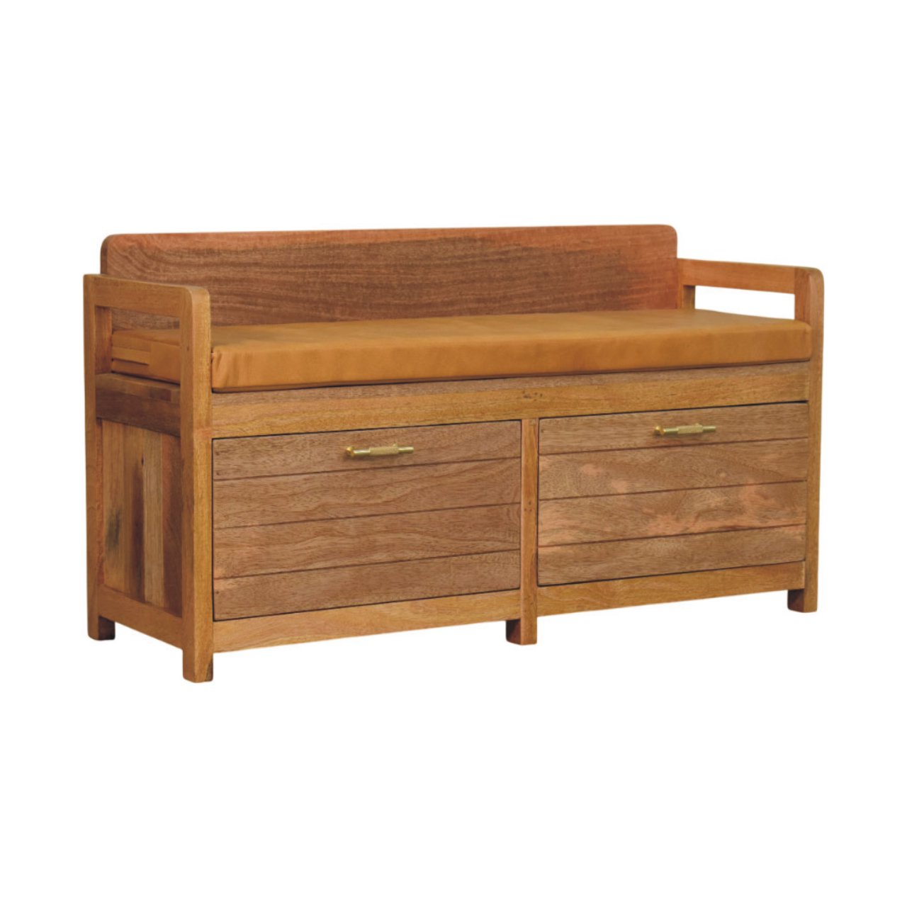 Oxford Oak-ish 2 Drawer Storage Bench