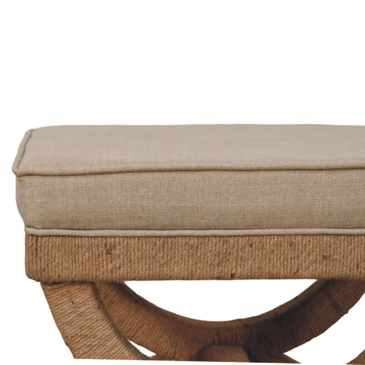 Rattan Arch Bench