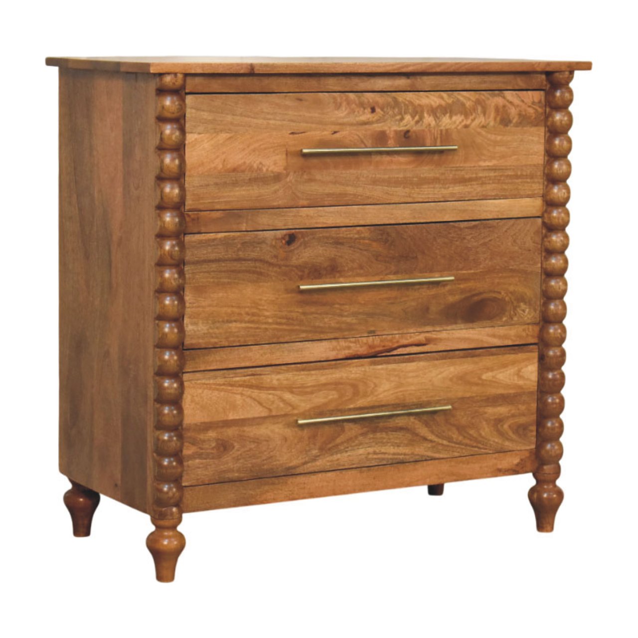 Spindle 3-Drawer Chest