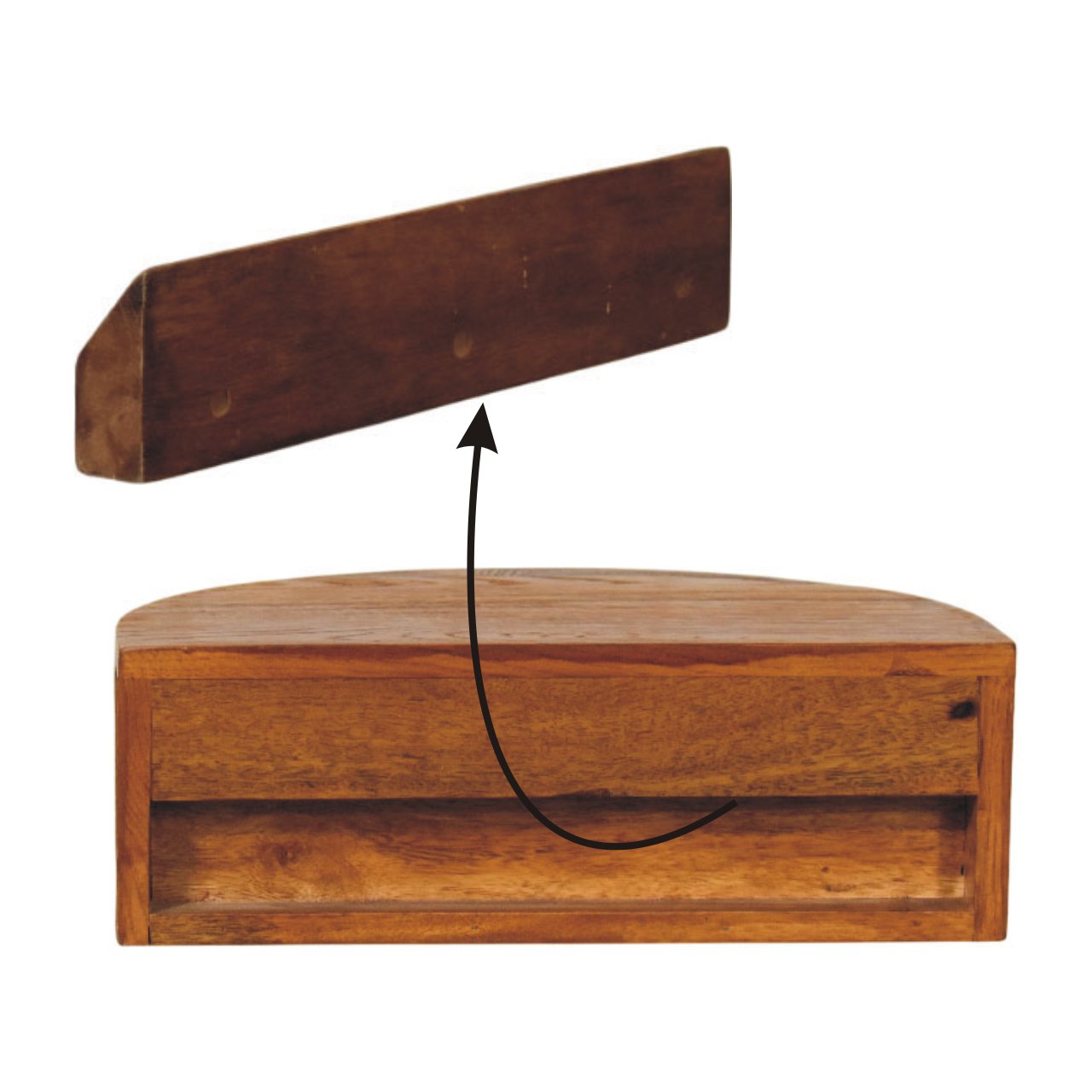 Ring Pull Wall Nightstand