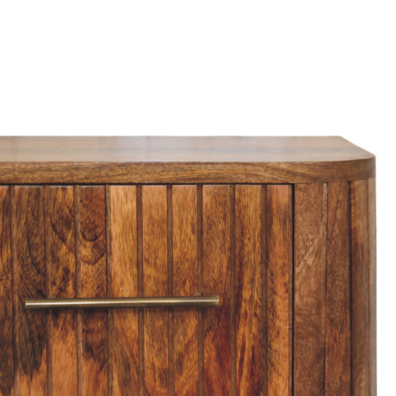 Fluted Bedside with Drawers